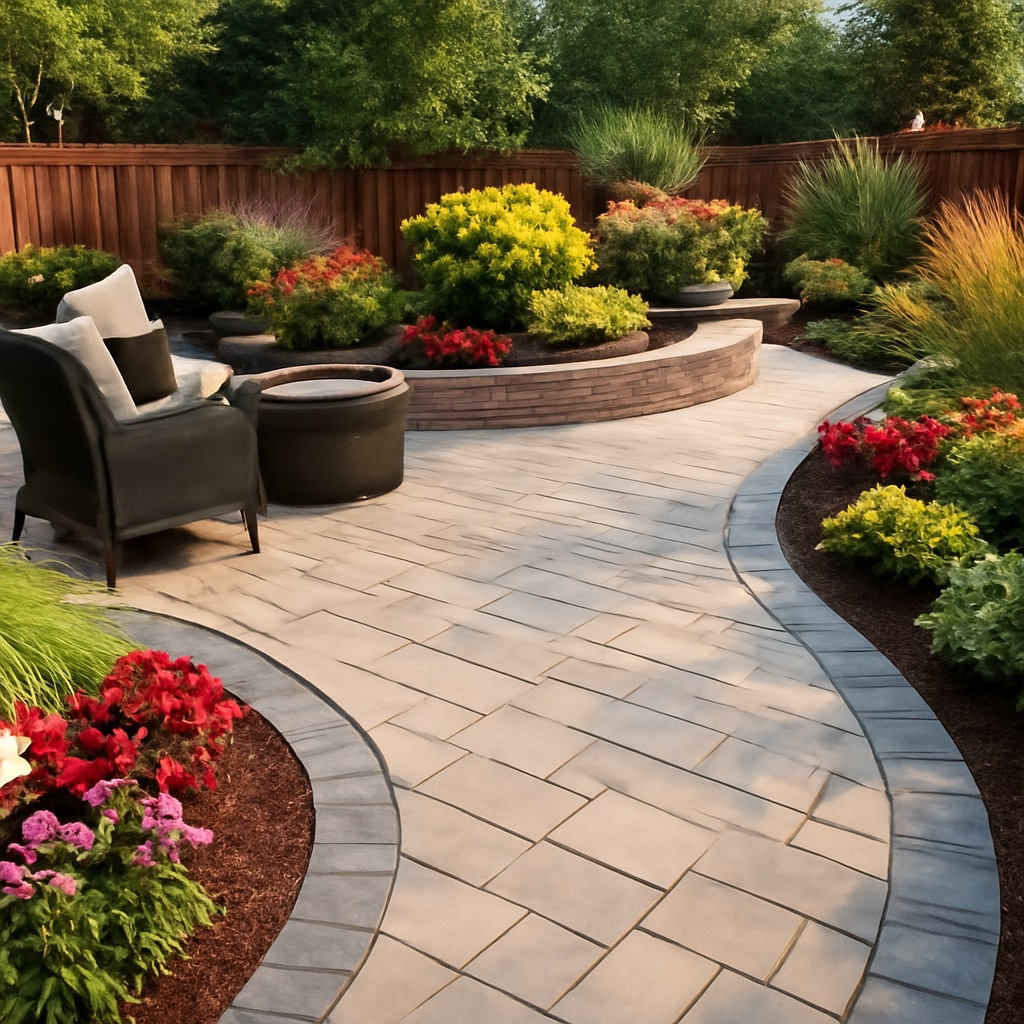 back yard paver ideas