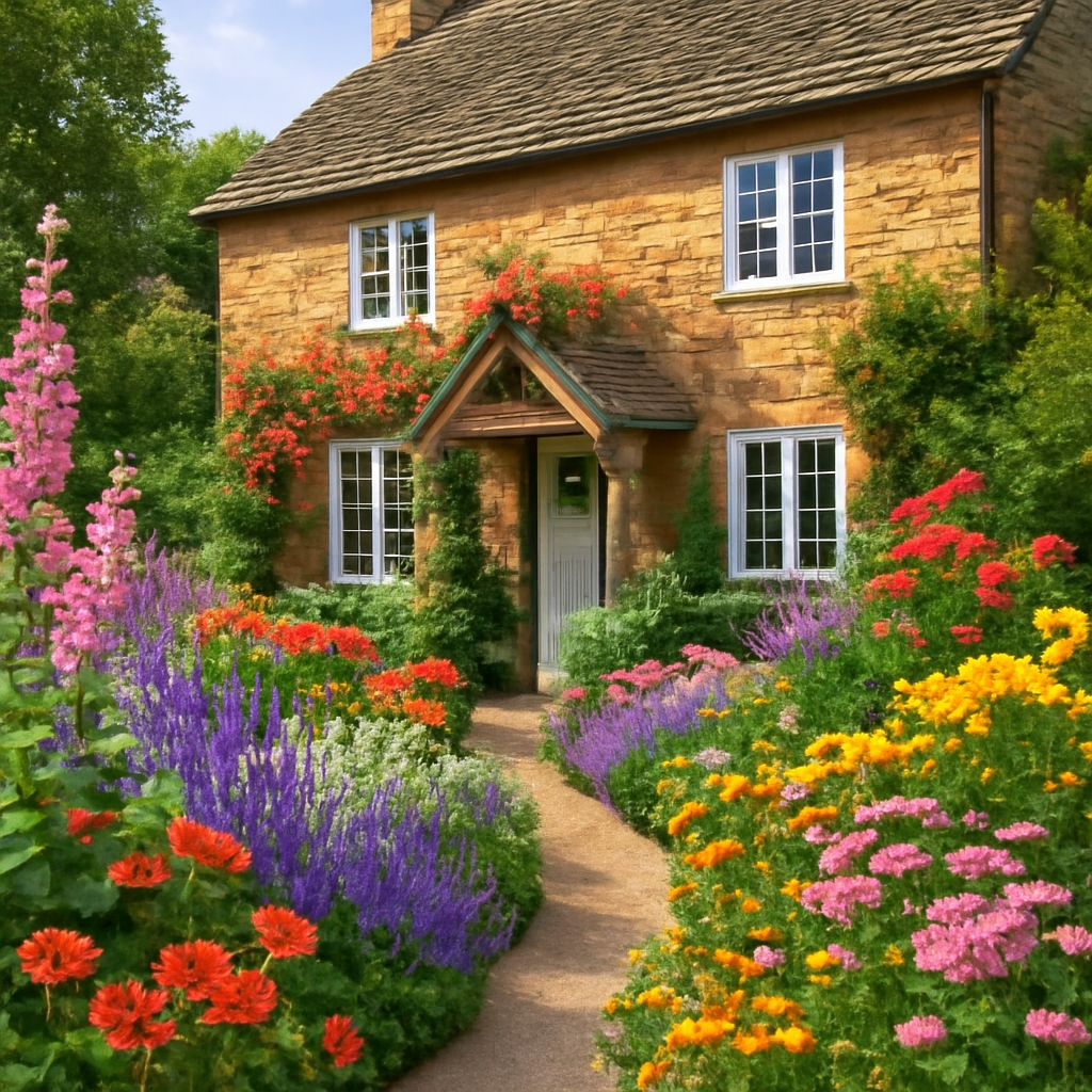 cottage garden front yard