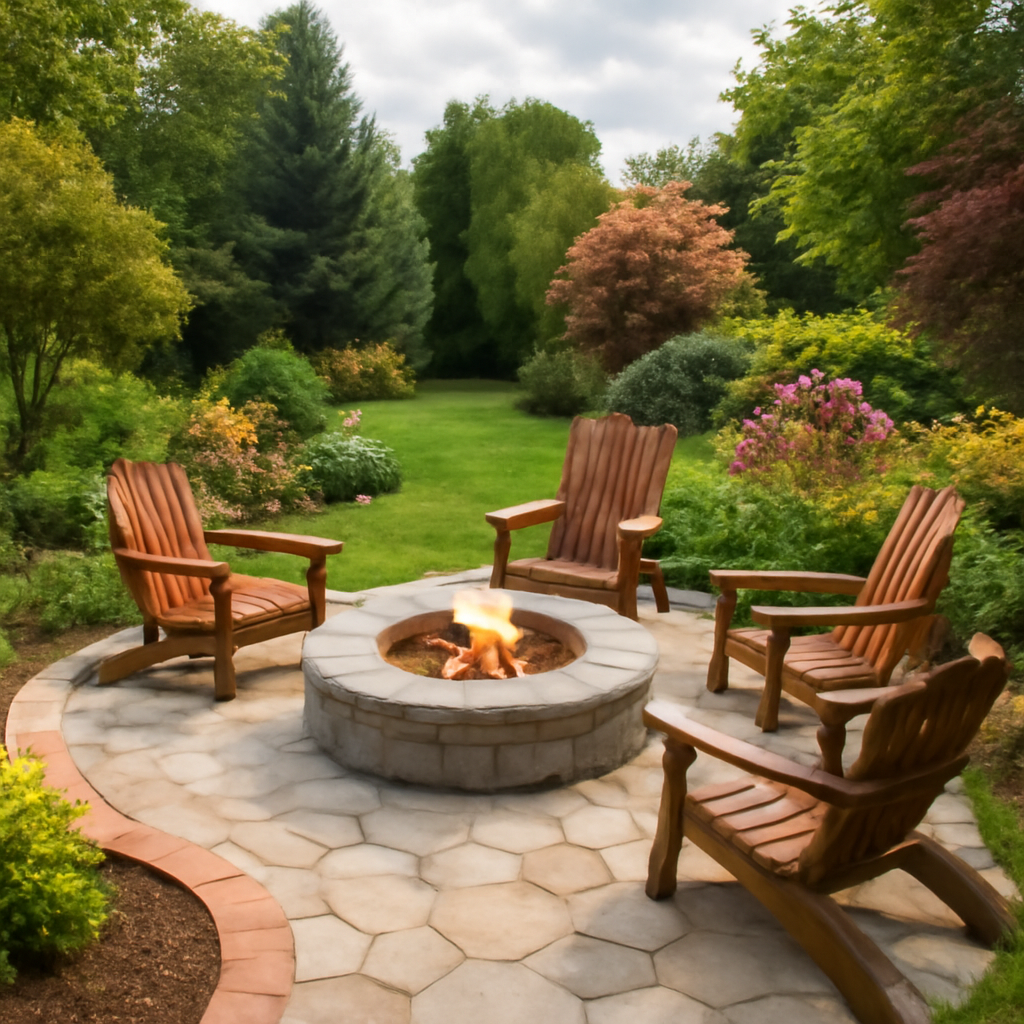 diy backyard fire pit ideas landscaping
