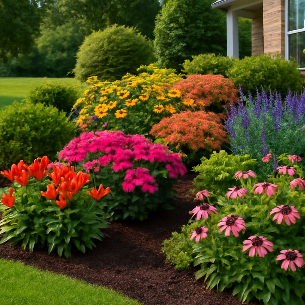 flower bed design ideas