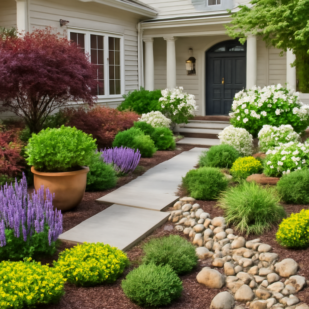front yard landscaping ideas no grass