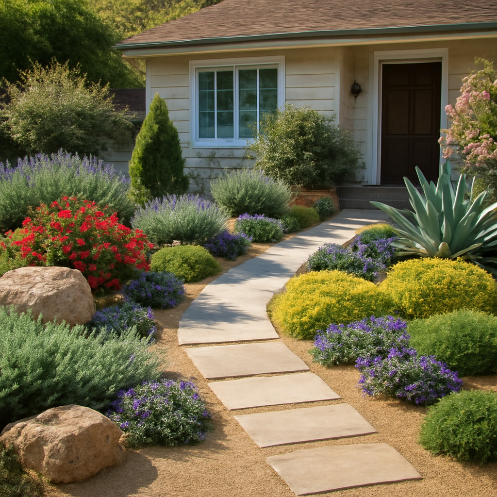 front yard landscaping ideas without grass