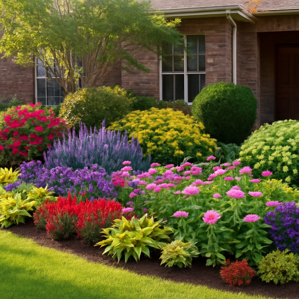 garden in front yard