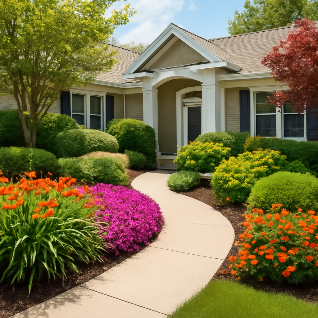 images of front yard landscaping