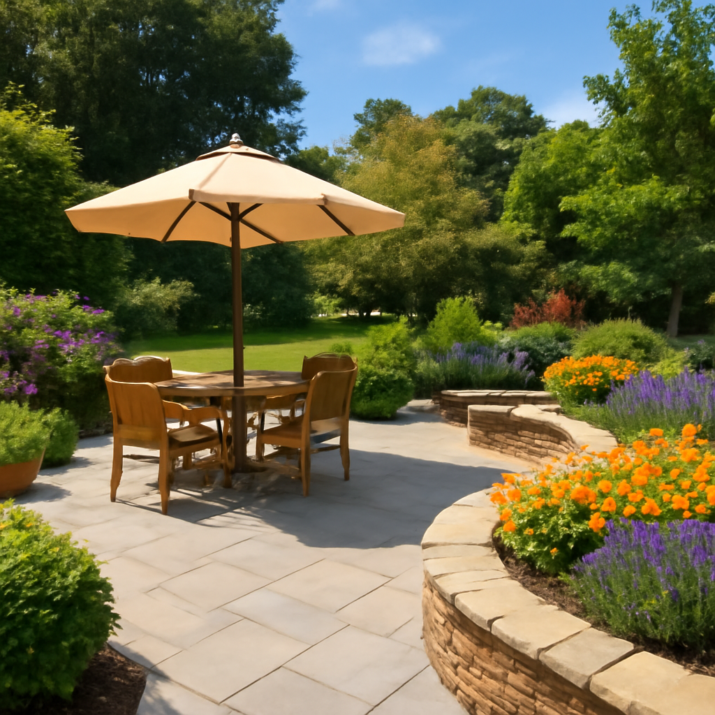 patio layout ideas