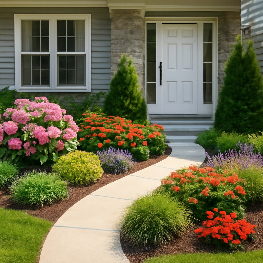 small front yard landscaping photos